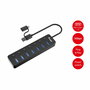 Câble USB Equip 128965 Bleu foncé 30 cm