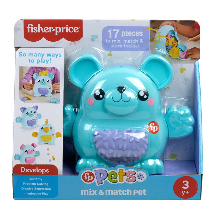 Fisher-Price Pets Pals Mix & Match Hxp18 - Jouet de construction créatif pour animaux avec pièces interchangeables - Pour enfants de 3 ans et plus