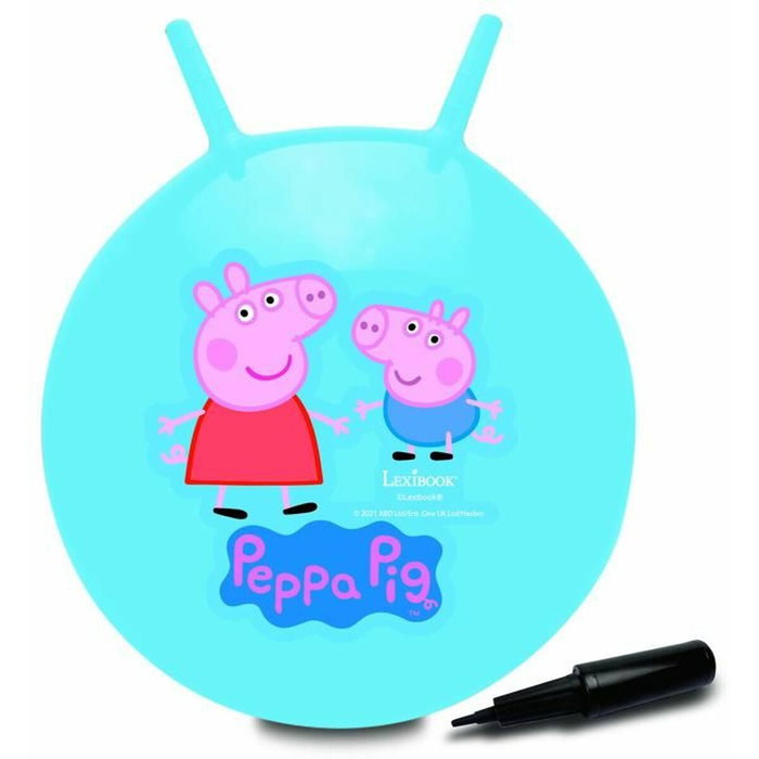 Lexibook Balle à sauter gonflable Peppa Pig 45 cm - Bleu