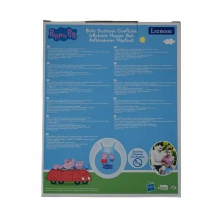 Lexibook Balle à sauter gonflable Peppa Pig 45 cm - Bleu