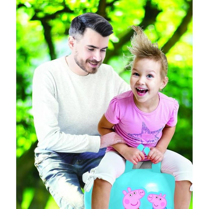 Lexibook Balle à sauter gonflable Peppa Pig 45 cm - Bleu