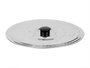 Kinvara Couvercle de poêle en métal avec égouttoir 25 cm Acier inoxydable Argent (Set de 24)