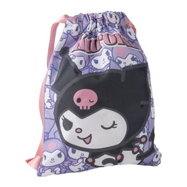 Cerdá Saquito Escolar Hello Kitty Kuromi Violet