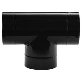 WOLFPACK LINEA PROFESIONAL Raccord coudé noir vitrifié 200 mm 90°