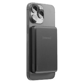 Intenso MW10000 Powerbank MagSafe 10000 mAh Gris - Charge rapide USB-C et sans fil 15W