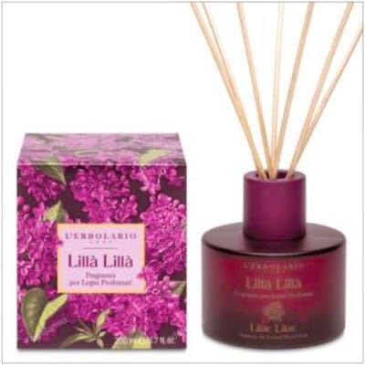 L'Erbolario Lilla Fragancia Diffuseur parfumé pour la maison aux fleurs de lilas 200 ml L'Erbolario Lilla Fragancia Diffuseur parfumé pour la maison aux fleurs de lilas 200 ml