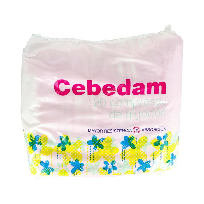 CEBEDAM Compresses Hygiéniques Coton 20 Unités CEBEDAM Compresses Hygiéniques Coton 20 Unités