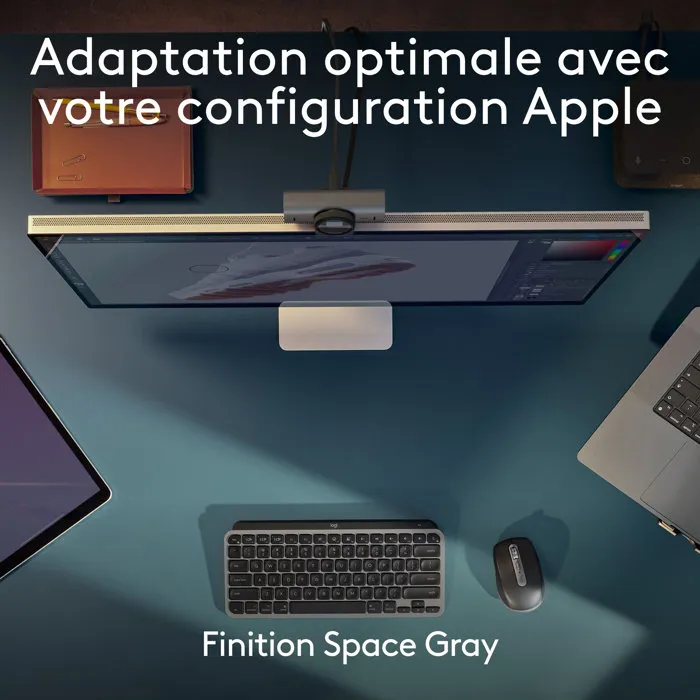 Logitech MX Keys Mini for Mac - Sans fil - AZERTY - Noir