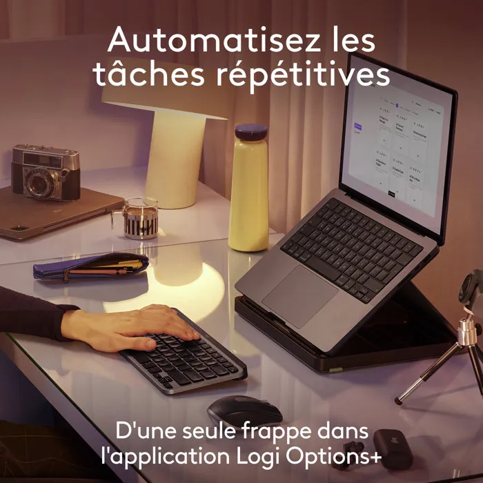 Logitech MX Keys Mini for Mac - Sans fil - AZERTY - Noir