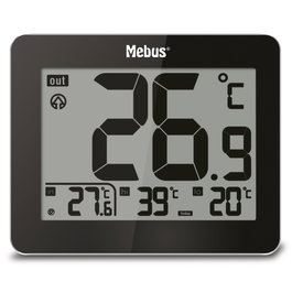 Mebus 48432 Thermomètre numérique intérieur/extérieur