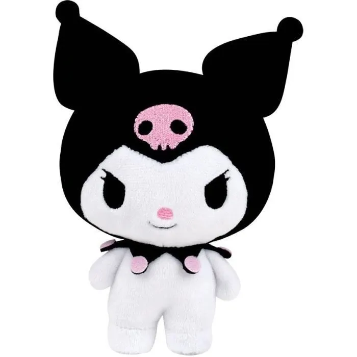 JEMINI Peluche Kid'collect Kuromi - Collection Hello Kitty - Ennemi de My Melody - Peluche douce +/- 13 cm