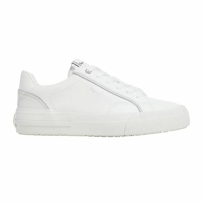 Baskets Casual pour Femme Pepe Jeans Allen Twin Blanc Baskets Casual pour Femme Pepe Jeans Allen Twin Blanc