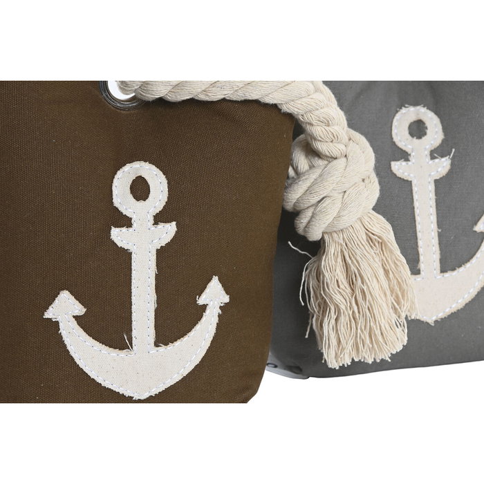 Support de porte DKD Home Decor Sable 13 x 9 x 20 cm (2 Unités)