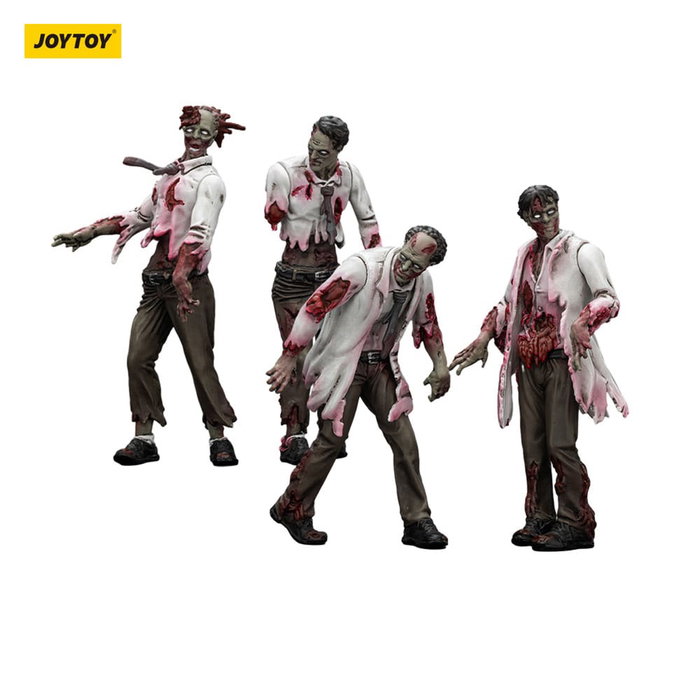 Zombie pack 4 figurines Dark Source Scientists (Male) 8 cm Zombie pack 4 figurines Dark Source Scientists (Male) 8 cm