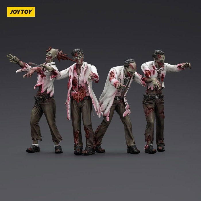 Zombie pack 4 figurines Dark Source Scientists (Male) 8 cm Zombie pack 4 figurines Dark Source Scientists (Male) 8 cm