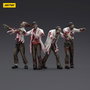 Zombie pack 4 figurines Dark Source Scientists (Male) 8 cm