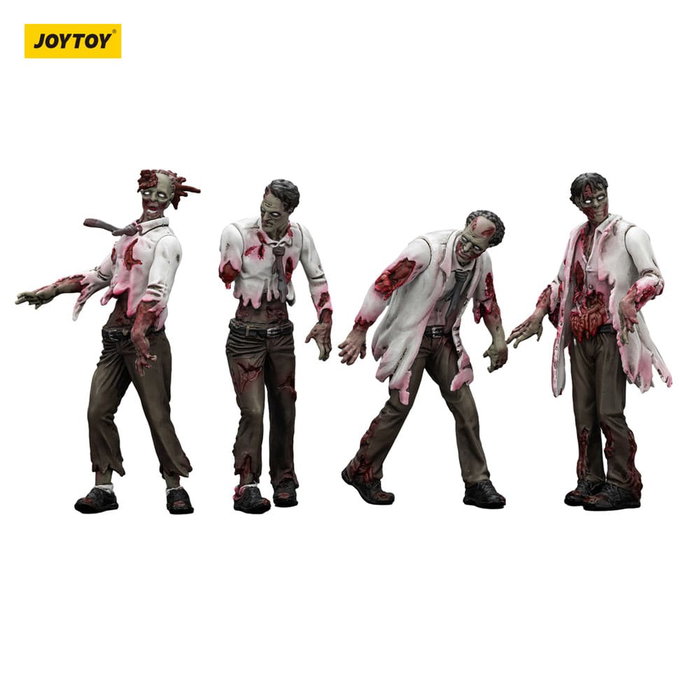 Zombie pack 4 figurines Dark Source Scientists (Male) 8 cm Zombie pack 4 figurines Dark Source Scientists (Male) 8 cm