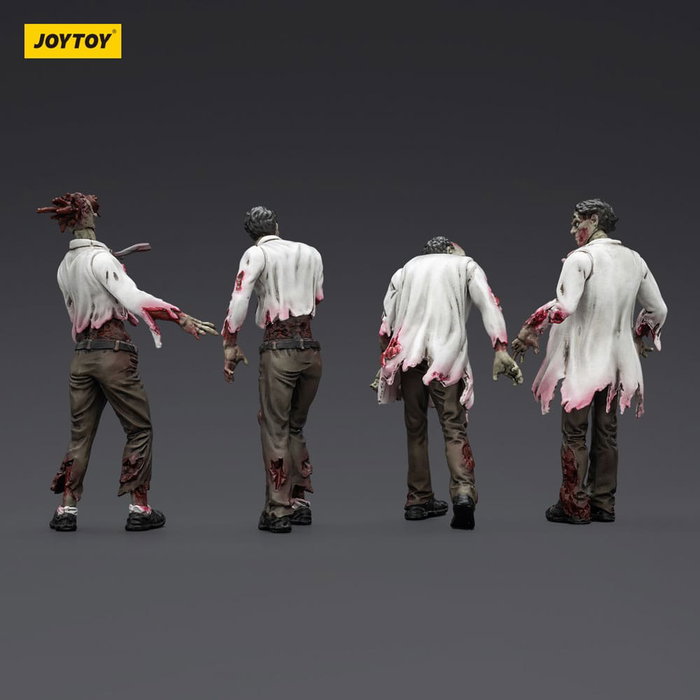 Zombie pack 4 figurines Dark Source Scientists (Male) 8 cm Zombie pack 4 figurines Dark Source Scientists (Male) 8 cm
