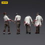 Zombie pack 4 figurines Dark Source Scientists (Male) 8 cm