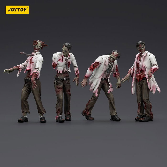 Zombie pack 4 figurines Dark Source Scientists (Male) 8 cm Zombie pack 4 figurines Dark Source Scientists (Male) 8 cm