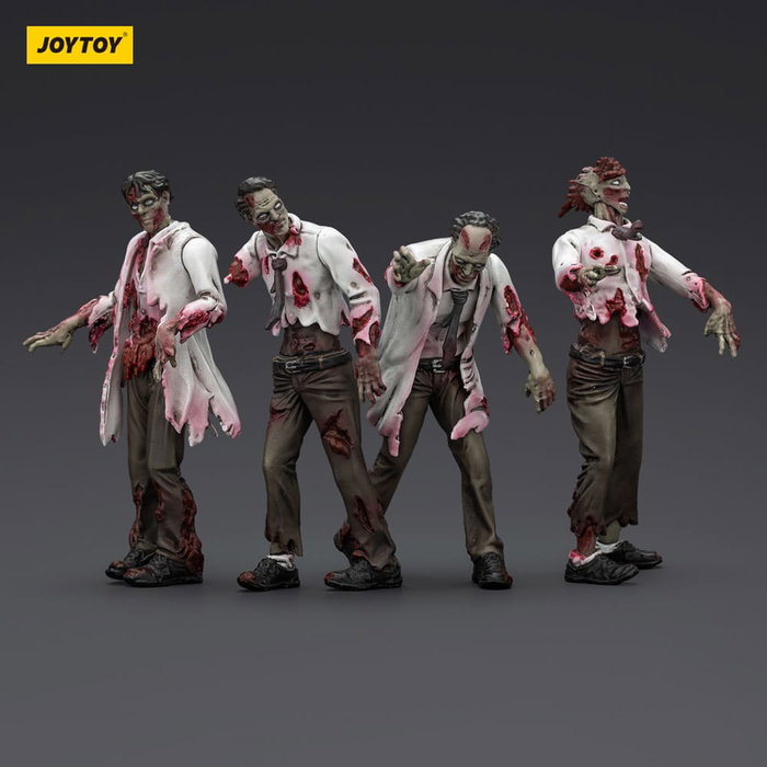 Zombie pack 4 figurines Dark Source Scientists (Male) 8 cm Zombie pack 4 figurines Dark Source Scientists (Male) 8 cm