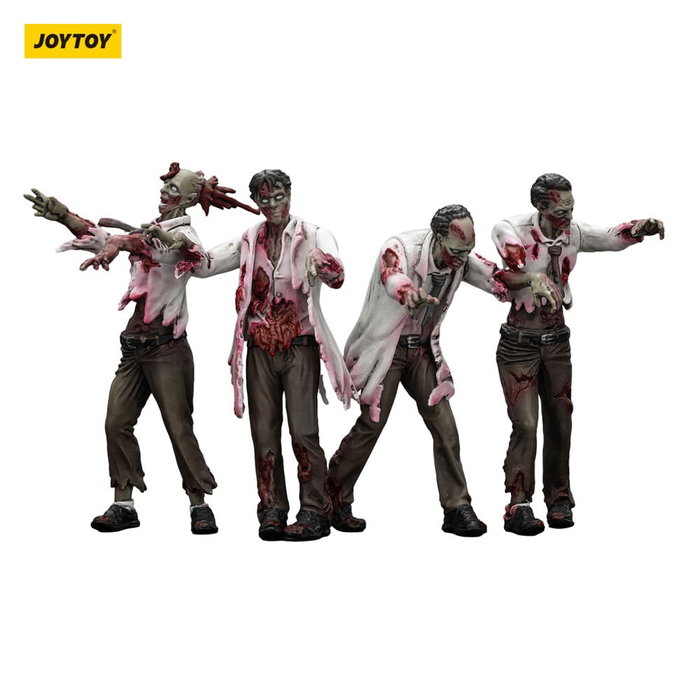 Zombie pack 4 figurines Dark Source Scientists (Male) 8 cm Zombie pack 4 figurines Dark Source Scientists (Male) 8 cm