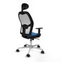 Piqueras y Crespo Chaise de Bureau 1D086N1 Bleu clair