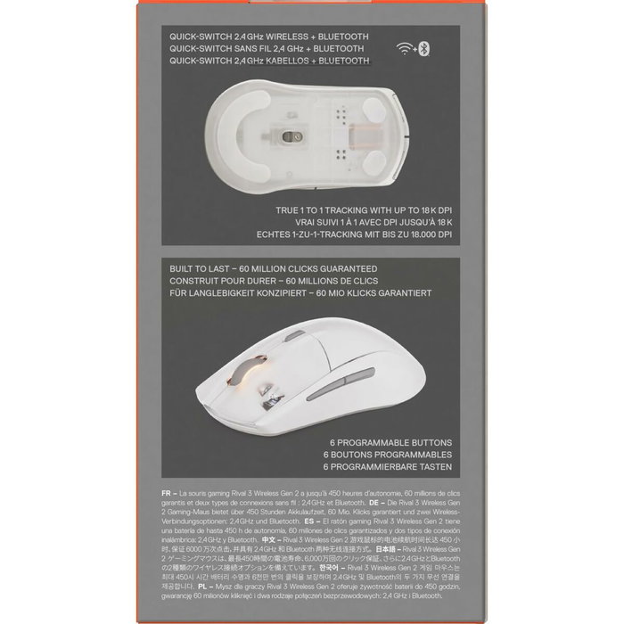 Souris SteelSeries 62524 Blanc