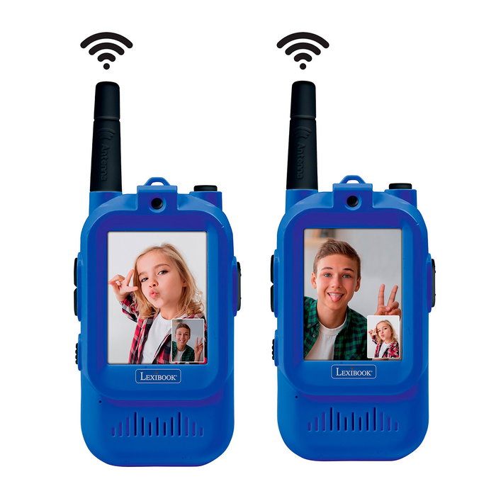 Lexibook Walkie Talkie avec écran et fonction appel vidéo TWV10
