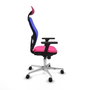 Piqueras y Crespo Chaise de Bureau avec Appui-tête Jorquera 3D086N1 Rose