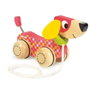 Goula Chien en bois à tirer, jouet d'éveil en bois pour enfant à partir de 1 an, langue espagnole