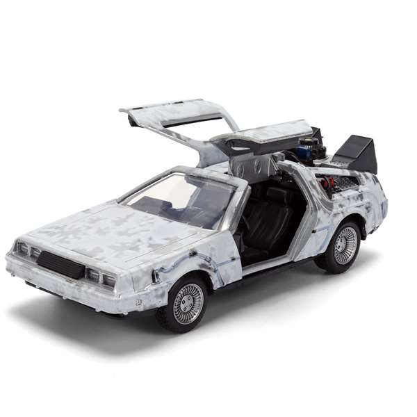 Smoby - Frozen Dlorean Regreso al Futuro - Camion à l'échelle 1:32 en métal, jeu en espagnol/portugais, édition 40ème anniversaire