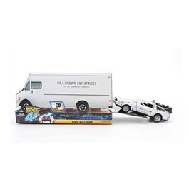 Smoby - Frozen Dlorean Regreso al Futuro - Camion à l'échelle 1:32 en métal, jeu en espagnol/portugais, édition 40ème anniversaire