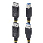 StarTech.com DU1226-KVM-CABLE Câble KVM DisplayPort + USB 3.0 1.8m pour Connexion 4K à 60Hz