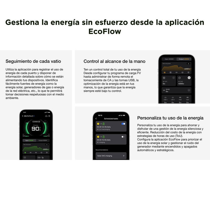Centrale électrique portable Ecoflow Delta 3 Pro 4000 W