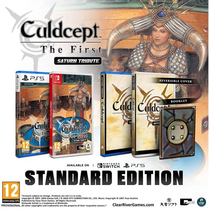 Just For Games Culdcept The First Saturn Tribute - Nintendo Switch Just For Games Culdcept The First Saturn Tribute - Nintendo Switch