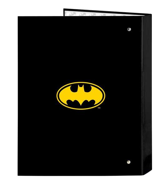 Safta Carpeta folio 4 ani.mixtas - Chemise avec anneaux 4 Batman "Game Over" - 26,5 x 33 x 4 cm