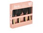 BERILO Set de 4 brosses poils noirs finition bambou