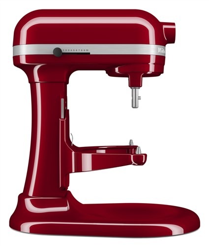 Kitchenaid 5KSM55SXX Robot cuiseur Heavy Duty 5,2 litres avec engrenages métalliques et 11 vitesses, Rouge