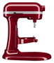 Kitchenaid 5KSM55SXX Robot cuiseur Heavy Duty 5,2 litres avec engrenages métalliques et 11 vitesses, Rouge
