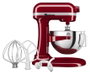 Kitchenaid 5KSM55SXX Robot cuiseur Heavy Duty 5,2 litres avec engrenages métalliques et 11 vitesses, Rouge