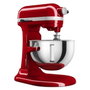 Kitchenaid 5KSM55SXX Robot cuiseur Heavy Duty 5,2 litres avec engrenages métalliques et 11 vitesses, Rouge