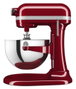 Kitchenaid 5KSM55SXX Robot cuiseur Heavy Duty 5,2 litres avec engrenages métalliques et 11 vitesses, Rouge