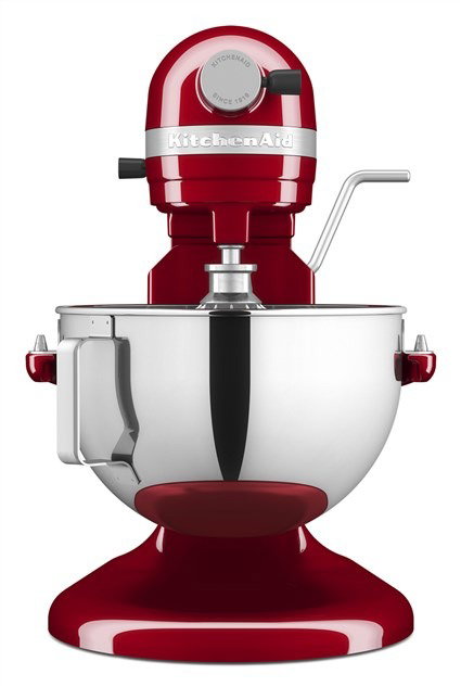 Kitchenaid 5KSM55SXX Robot cuiseur Heavy Duty 5,2 litres avec engrenages métalliques et 11 vitesses, Rouge