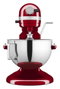 Kitchenaid 5KSM55SXX Robot cuiseur Heavy Duty 5,2 litres avec engrenages métalliques et 11 vitesses, Rouge