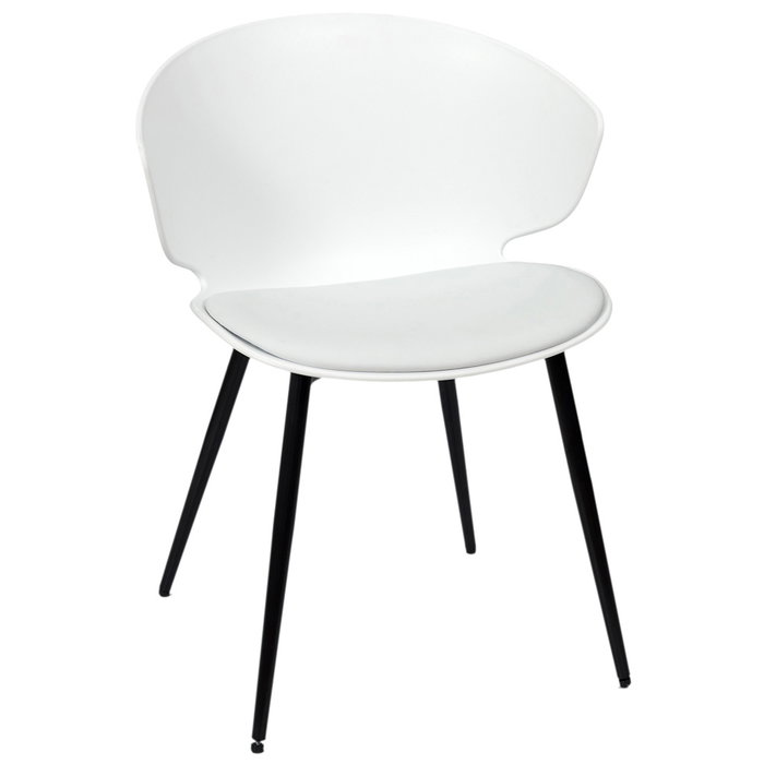Home Deco Factory Silla Blanca Brighton Home Deco Factory Silla Blanca Brighton