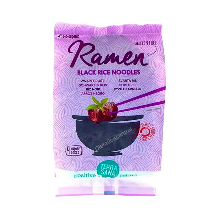 TERRASANA Nouilles Ramen de Riz Noir 280g TERRASANA Nouilles Ramen de Riz Noir 280g