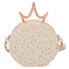 LOUNGEFLY Bolso Ultimate Corona Metal Princesas Disney
