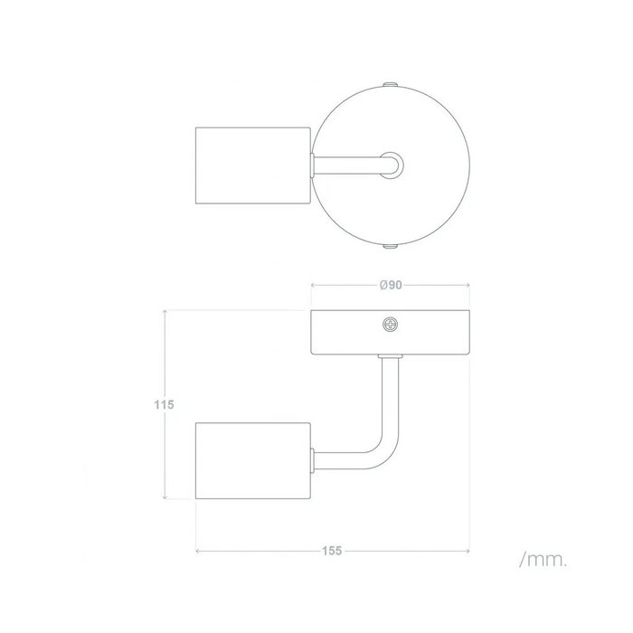 Applique Murale Irving SKD-W1005 en Acier