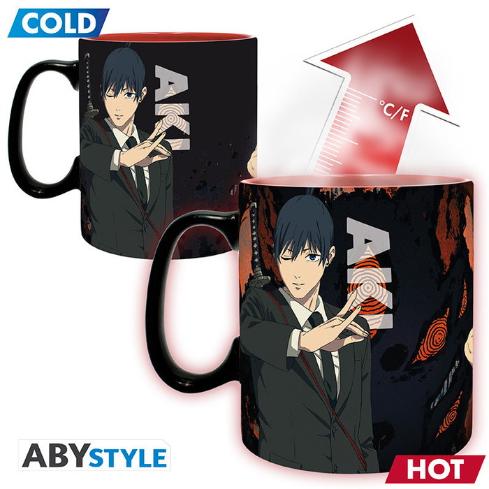 Abystyle Tasse thermique Chainsaw Man Denji & Aki 460ml